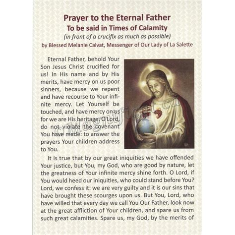 Prayer to the Eternal Father