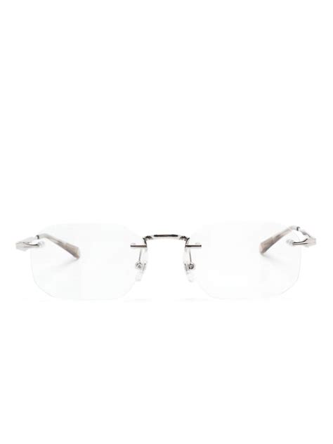 Montblanc Frameless Design Glasses Farfetch