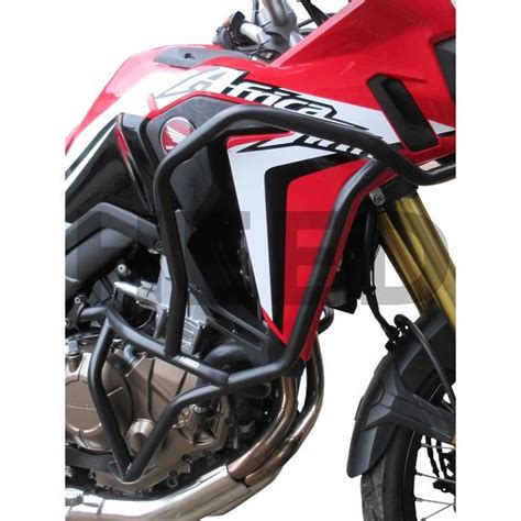 Pare Carters Crash Bars Heed HONDA CRF 1000 Africa Twin Bunker Noir