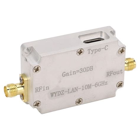 RF Broadband Amplifier, Low Noise RF Wide Band Amplifier LNA 10M-6Ghz ...