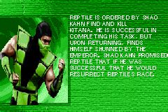 Ending For Mortal Kombat Advance Reptile Game Boy Advance