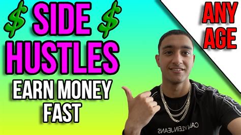 8 Best Side Hustles For 2021 Easy Money Every Age Youtube