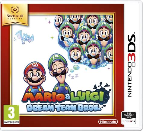 Mario And Luigi Dream Team Bros Nintendo Selects