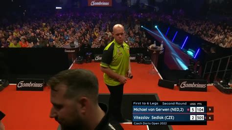 PDC Darts On Twitter MvG GETS OVER THE LINE Michael Van Gerwen Raced