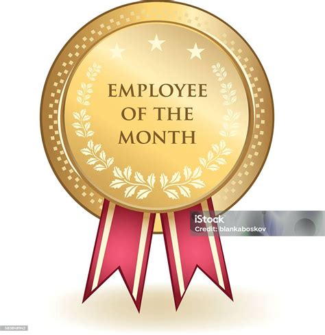 Employee Of The Month Award Stock Illustration Download Image Now