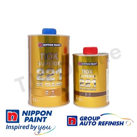 Jual Clear Coat Nippon Paint Nax Superio 221 2K Nippon Paint Clear 2 1