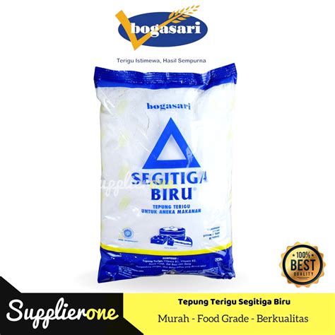 Jual Bogasari Tepung Terigu Segitiga Biru Tepung Terigu 1 Kg Tepung