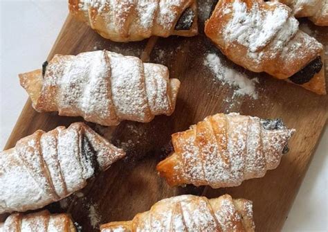 Mini Croissants De Chocolate Na Airfryer Receita Por Fátima Sousa Cookpad