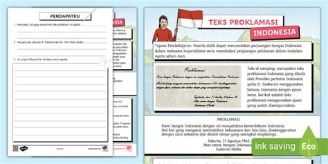 Free Teks Proklamasi Kemerdekaan Republik Indonesia