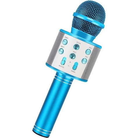 Microphone Karaoké Sans Fil Bluetooth Pour Enfants Karaoké Player