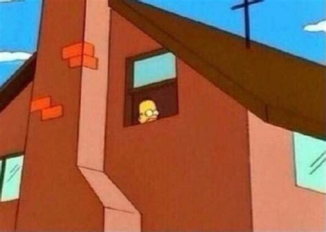 Homer Simpson Peeking Window Meme Generator