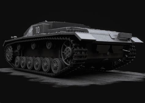 Stl File Stug Iii Ausf D Ww2 German Tank Destroyer 🪖 Obj ・3d Printable Design To Download・cults