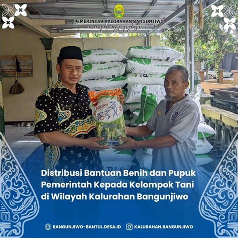 Distribusi Bantuan Benih Dan Pupuk Pemerintah Kepada Kelompok Tani