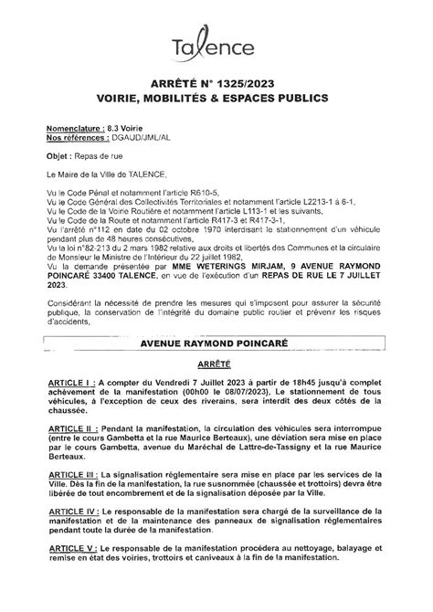 Calam O Arrete Interdiction De Stationnement Et De