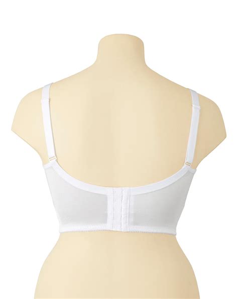 Dotty Longline Nonwired White Bra Ambrose Wilson