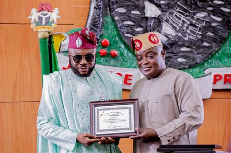 Lagos Speaker Obasa Bestows Assembly Merit Award On Hon Kasunmu P M Express