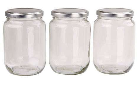 Pcs Honey Jars Kg Size Round Glass Jars Silver Lids