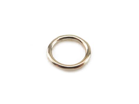 K Gold Closed Jump Ring Mm G