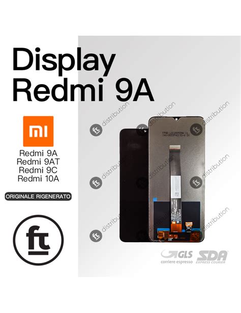 Xiaomi Display Redmi 10a 9a 9at 9c M2006c3 Originale Rigenerato No