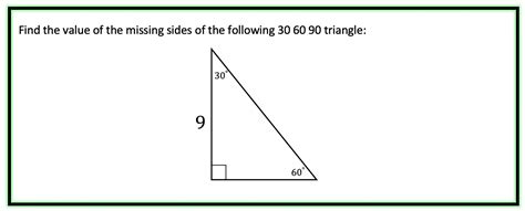 30 60 90 Triangle Math Lessons