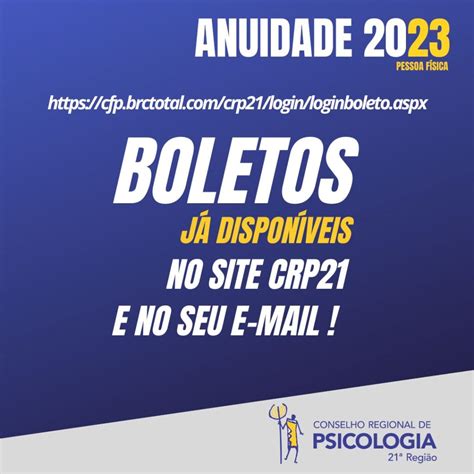 Anuidade Pessoa Física crp21