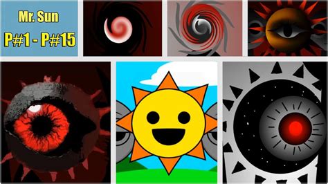 Sprunki Incredibox All Mr Sun From Phase To Phase In Sprunki