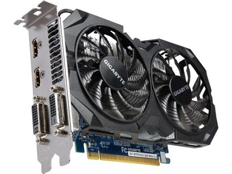 Refurbished GIGABYTE GeForce GTX 750 Ti Video Cards GV N75TOC2 2GI