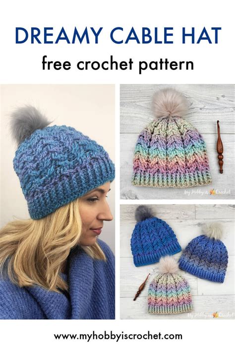 Crochet Cable Hat Pattern Free Artofit