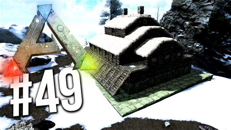 Ark Survival Evolved SNOW BASE BUILD SNOW BIOME BASE EP 49 Ark