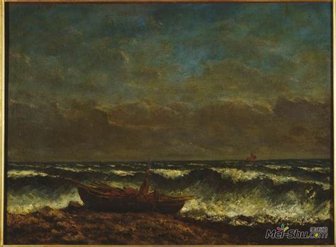 风暴海浪古斯塔夫库尔贝 Gustave Courbet 高清作品欣赏 古斯塔夫库尔贝作品 古斯塔夫库尔贝专题网站 艺术大师 美术