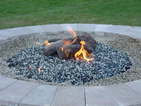 Gas Fire Pit Glass Rocks | FIREPLACE DESIGN IDEAS