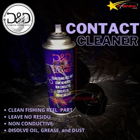 Jual Contact Cleaner Spray Dnd Pembersih Part Reel Mancing Dan Alat