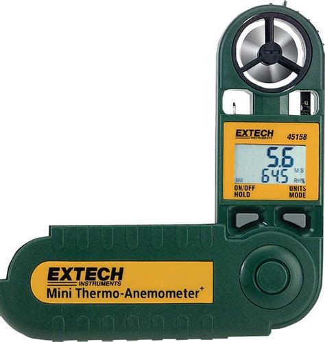 EXTECH 45158 Mini Thermo Anemometer With Humidity Leda Electronics