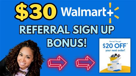 Walmart Plus Referral Sign Up Bonus Guide Youtube