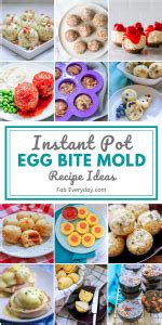 Instant Pot egg bite mold recipes (you can make so much more than eggs ...