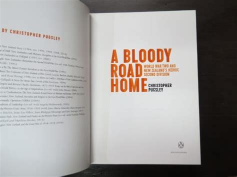 Christopher Pugsley A Bloody Road Home World War Two And New Zealand