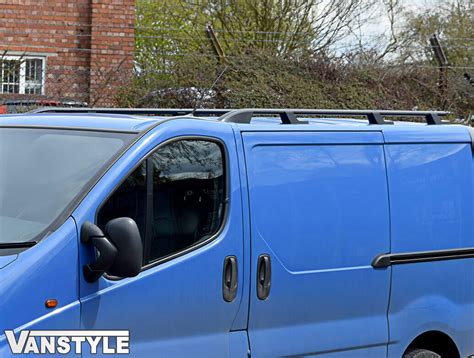 Vivaro Trafic Primastar Aluminium Black Roof Styling Bars Vanstyle