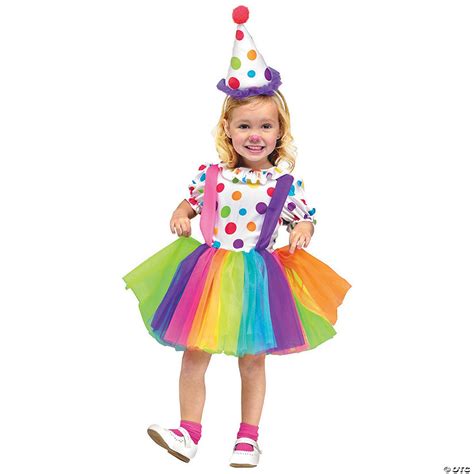 Toddler Girl’s Big Top Fun Clown Costume - 24 Months-2T | Oriental Trading