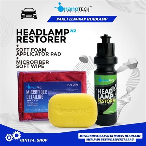 Jual Headlamp Restorer Headlamp Polish Nanotech Protection