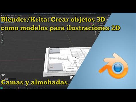 Blender Krita Crear objetos 3D como modelos para aguatemala Cómics