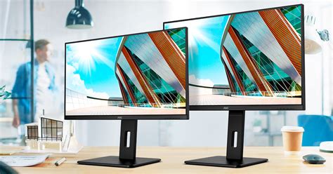 Aoc Launches Four Professional Qhd And K Displays With Smart Usb C