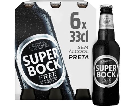 Cerveja Super Bock Sem Álcool Preta 6x0 33l Auchan