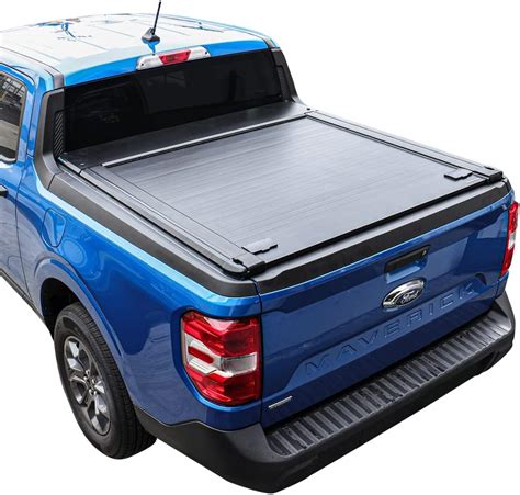 Syneticusa Retractable Hard Tonneau Cover Fits 2022 2024 Ford Maverick 46 544