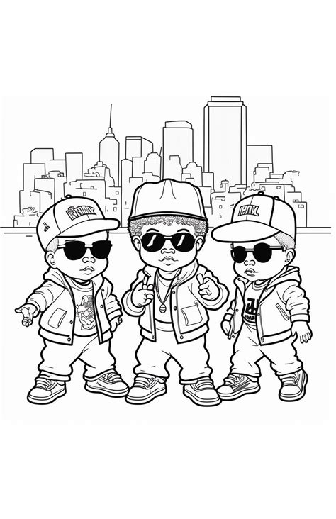 Hip Hop Coloring Pages Coloring Nation