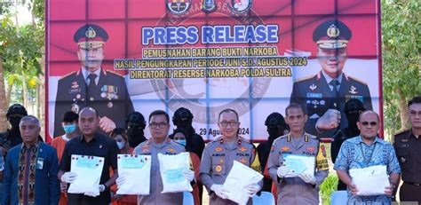 Southeast Sulawesi Regional Police Uncover International And Provincial