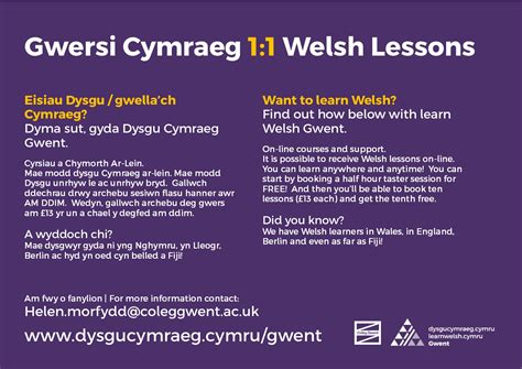 Learn Welsh Gwent Learn Welsh