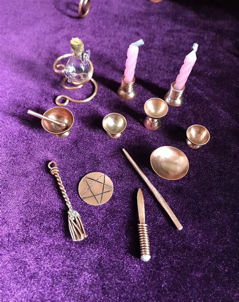 Brass Or Copper Mini Altar Wiccan Altar Witch Altar Small Etsy