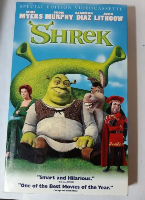 Shrek Vhs Video Tape Special Edition Video Cassette Tape