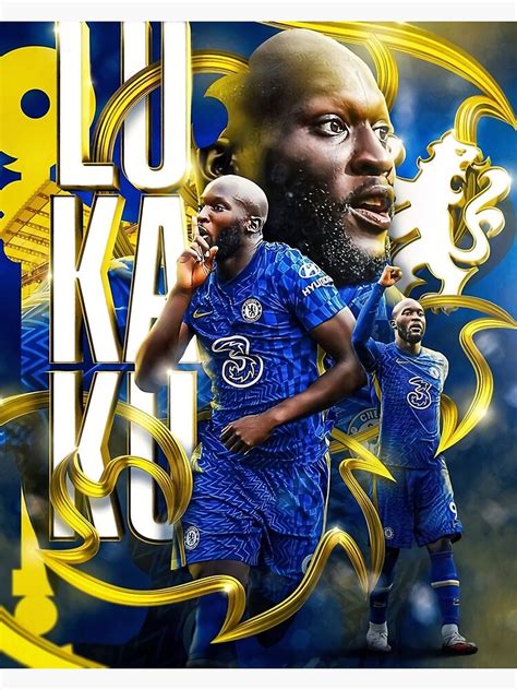 Wallpaper Lukaku Art Poster By Radeyaandrian Redbubble