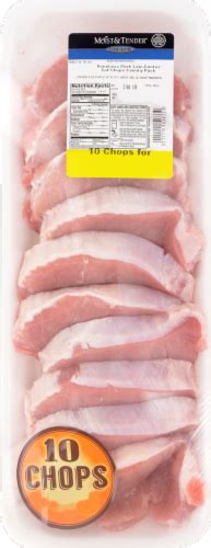 Moist Tender Boneless Pork Loin Center Cut Chops Lb Smiths